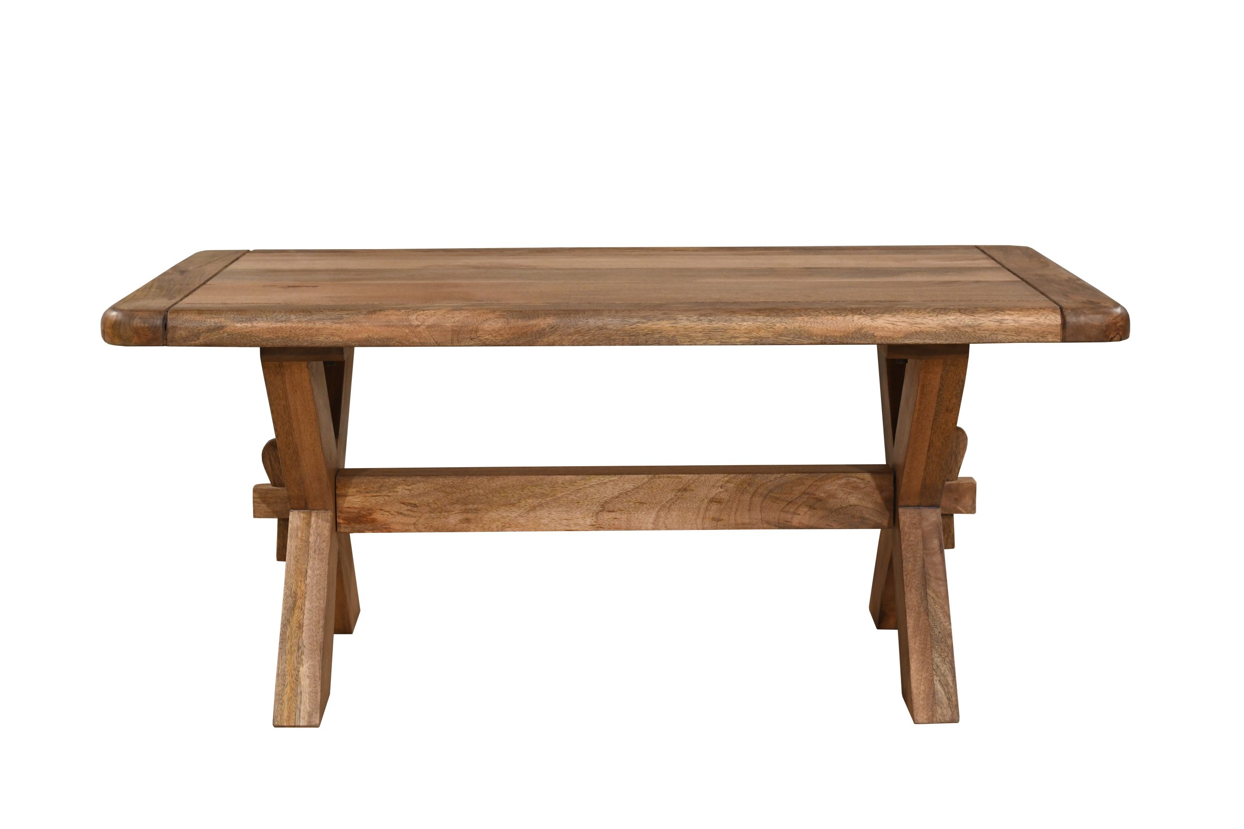 DOR009. Solid Wood coffeetable with X-shaped legs from our Dorset Furniture Collection | Anderson Furniture Supplies
